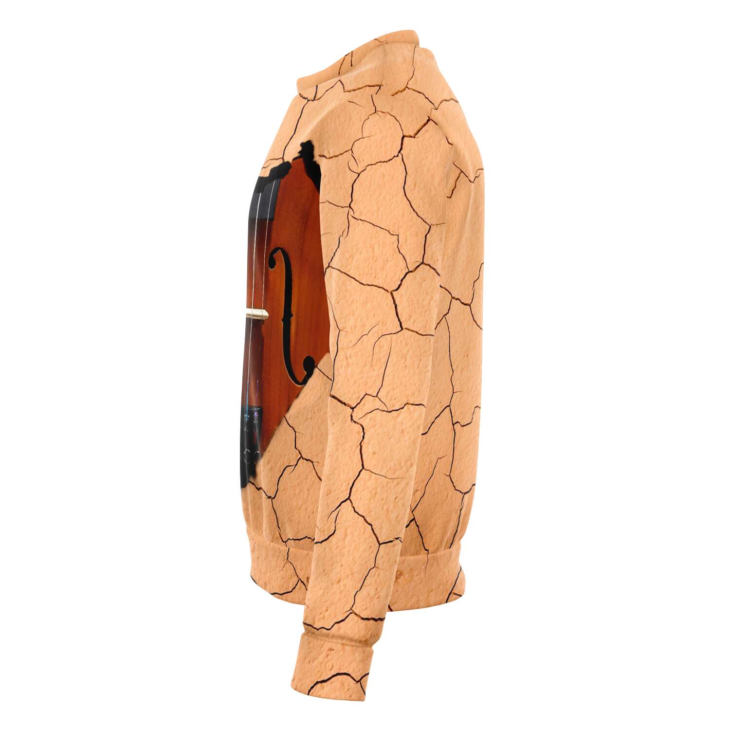 Stunning Violin Inside Sweatshirt