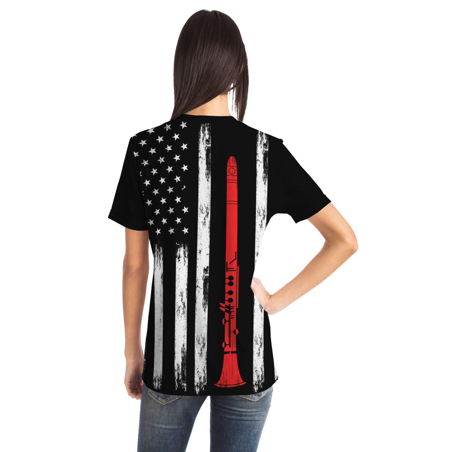 Flute American Flag T-Shirt