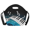 Musical Piano Neoprene Lunch Bag