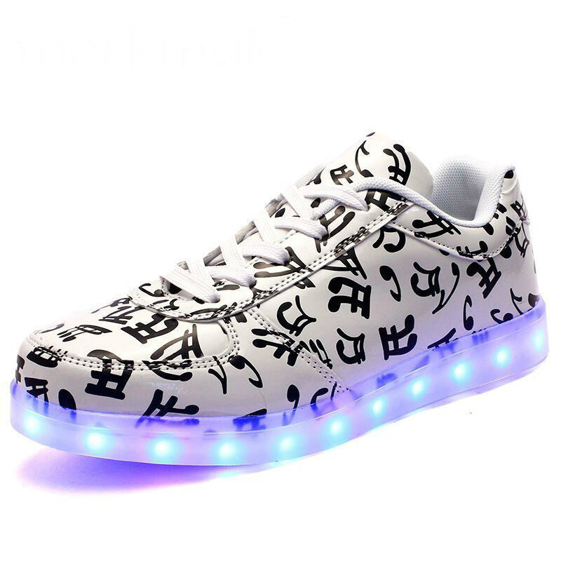 Musical Note LED Shoes - Artistic Pod