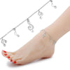 Retro Music Note Anklets