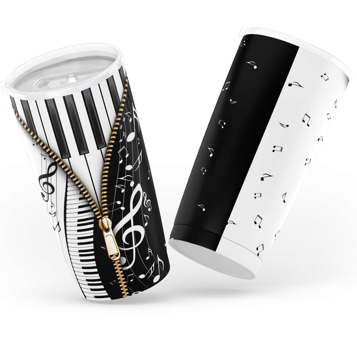 Piano Keys And Musical Notes Tumbler