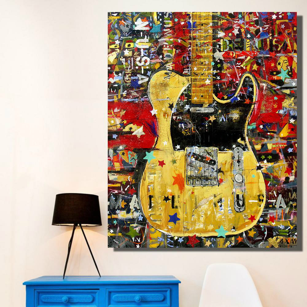 Guitar Canvas Wall Art