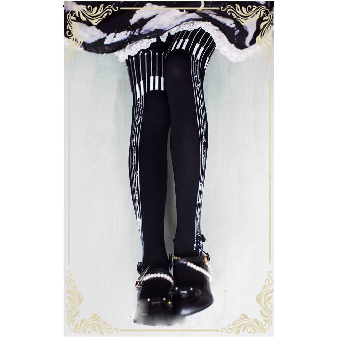 Music Note & Piano Pantyhose