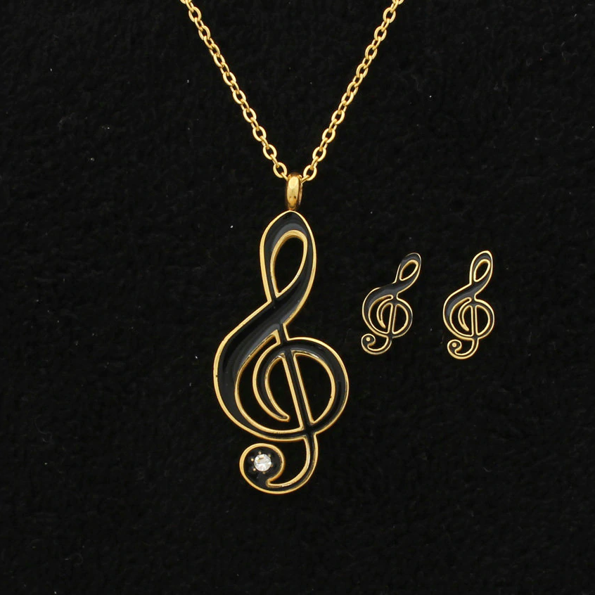 Music Notes Jewelry Set