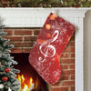 Treble Clef Christmas Stocking