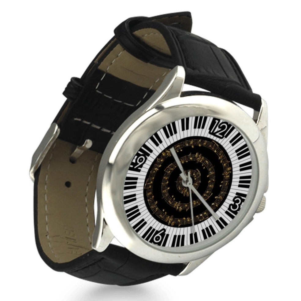 Music Piano Keys Strap Watch