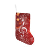 Treble Clef Christmas Stocking