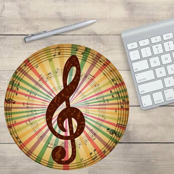 Musical Note Mouse Pad - Artistic Pod