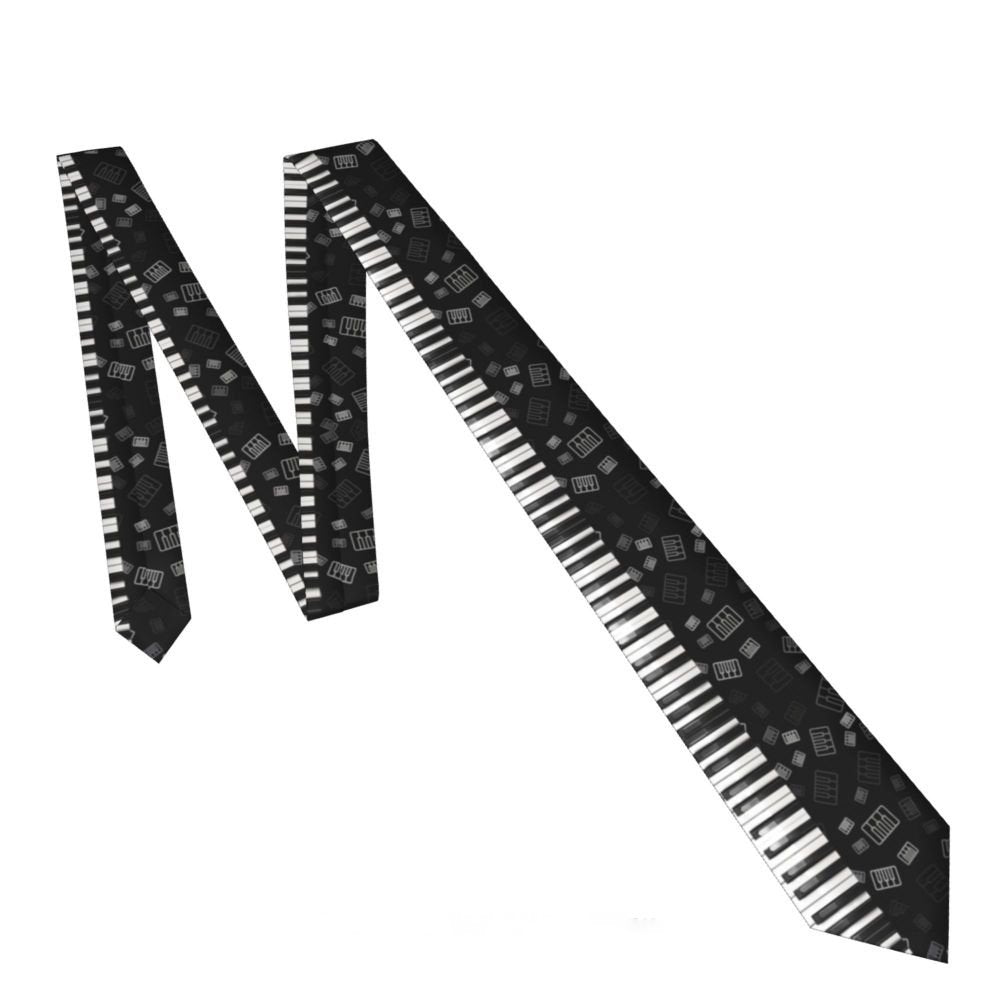 Piano Keys Bi-Tone Tie