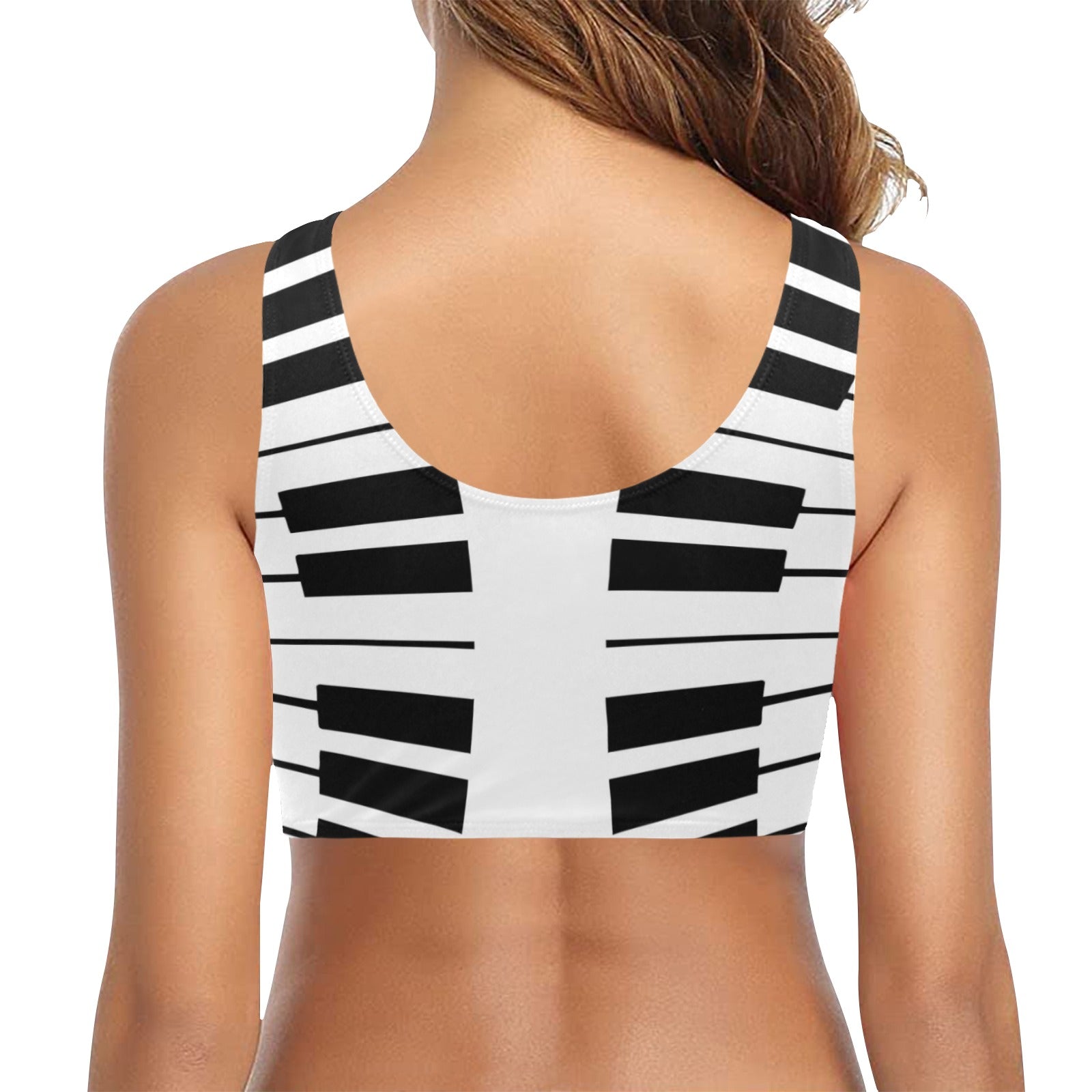 Piano Keys Bikini Top