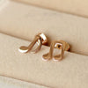 Gold-Color Music Notes Earrings