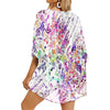 Colorful Musical Chiffon Kimono