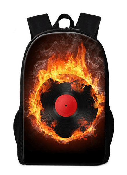 Musical Notes Art Back Pack