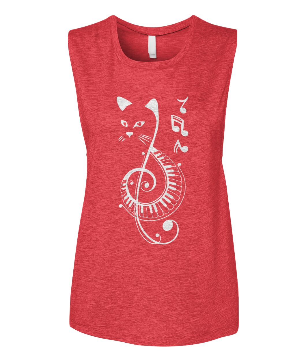 Musical Cat Muscle Tank