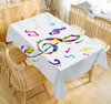 Music Note Oilproof Table Cloth