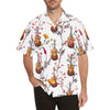 Violin Flowers Hawaiian Shirt