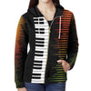 Piano Key Sound Zip Hoodie