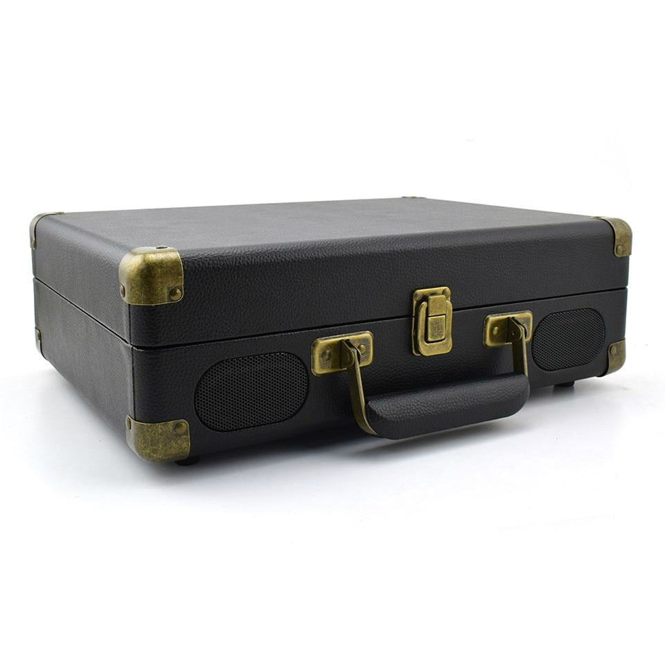 Vintage Bluetooth Portable Turntable Suitcase