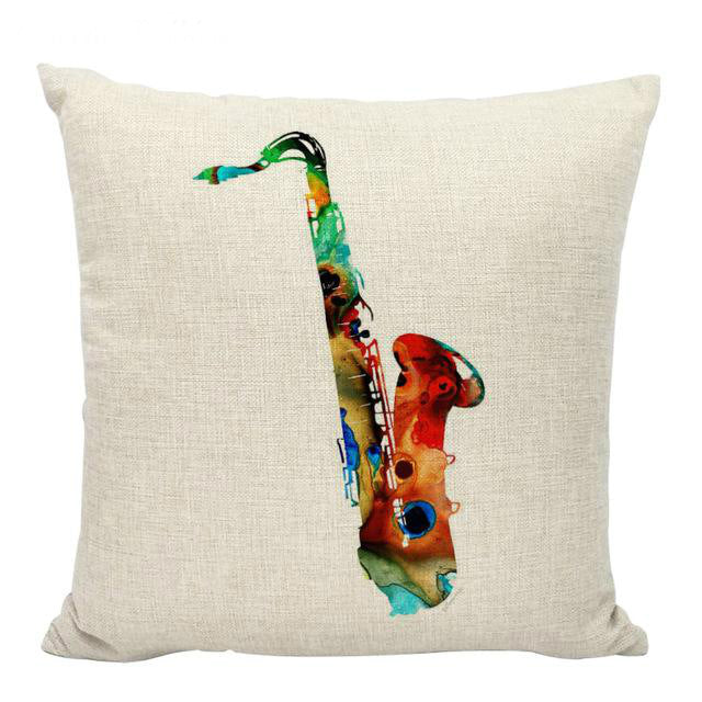 Music Series Cushion Cover - Collections