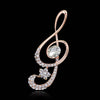 Free - Shinning Treble Clef Brooch