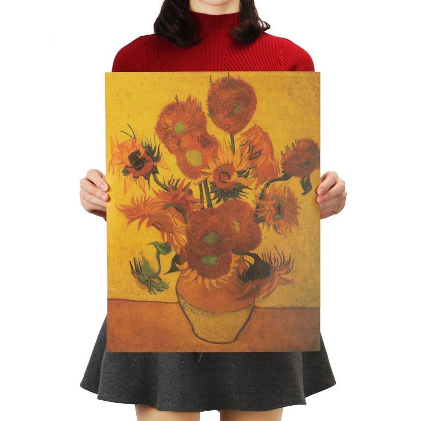 Van Gogh Sunflower Poster