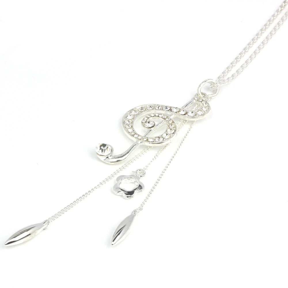 Big Music Note Chain Necklace