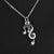 Trendy Music Notes Pendant Necklace