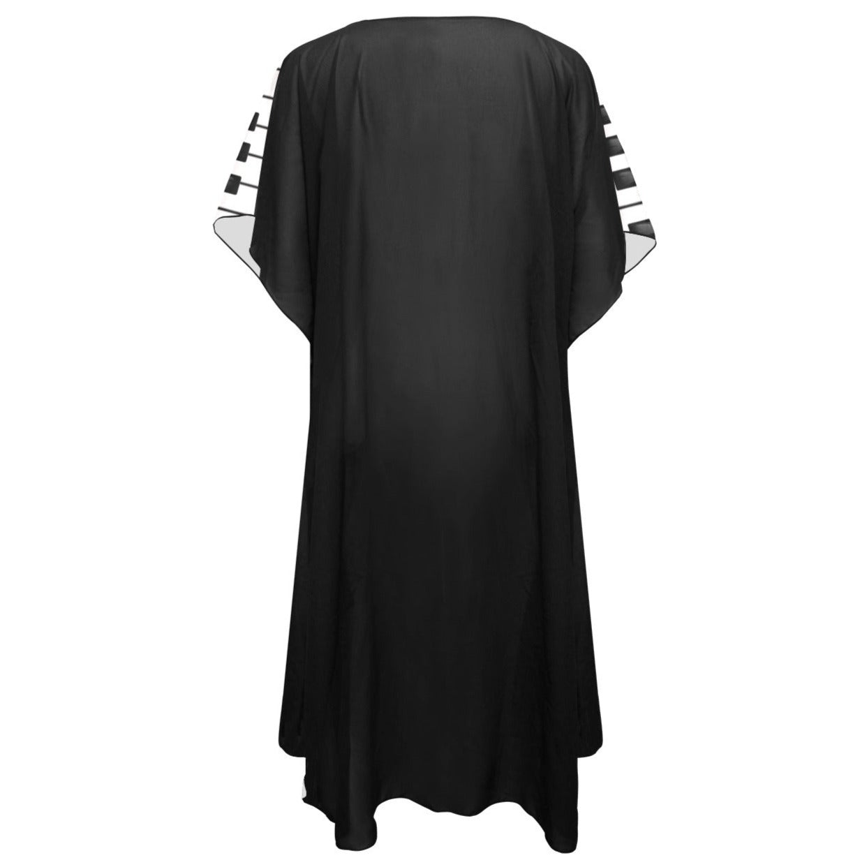 Piano Keys Chiffon Cover Up