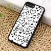 Music Notes Hearts Phone Case