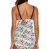 Music Abstract Swim Dress