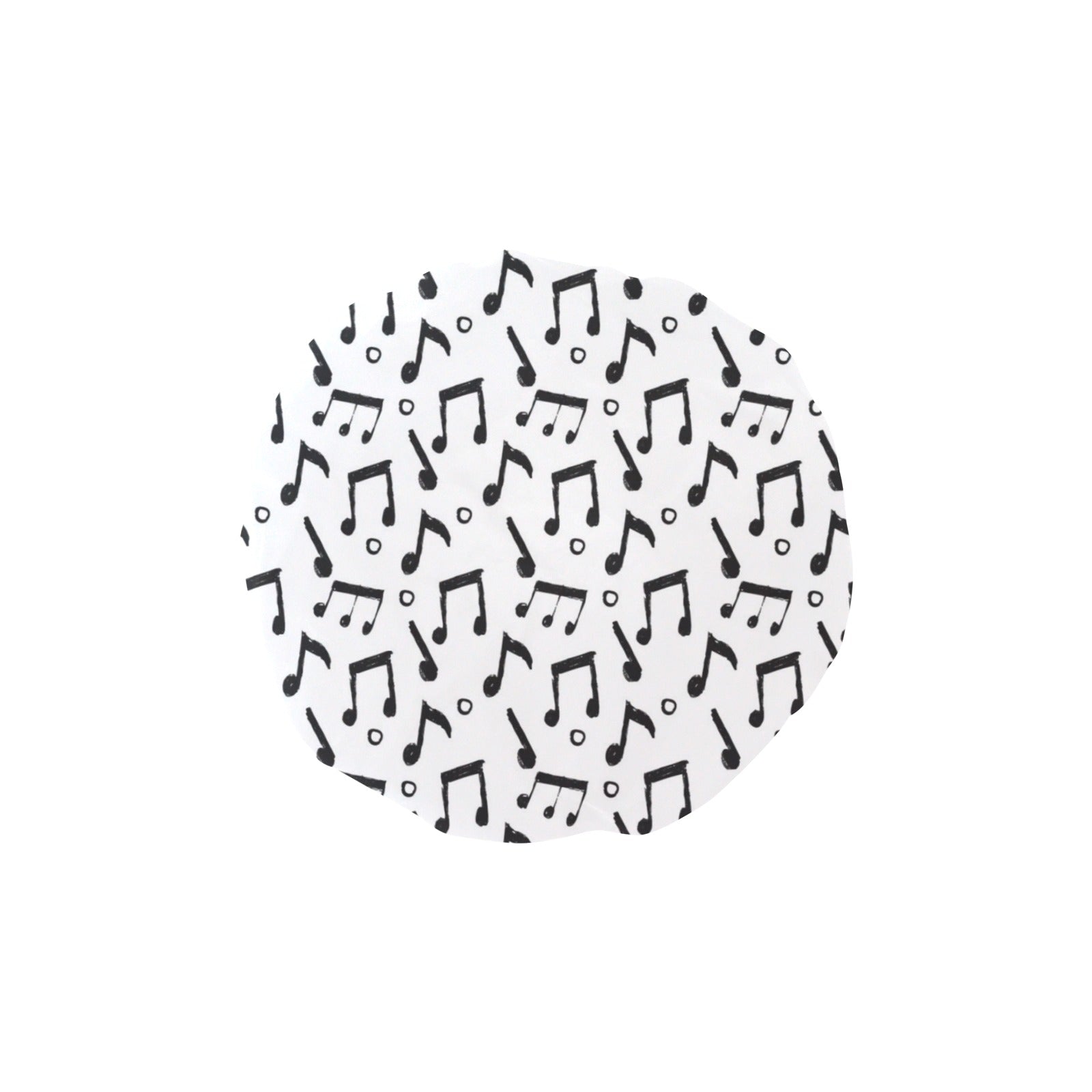 Musical Notes White Shower Cap