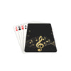 Gold Music Theme Playing Cards