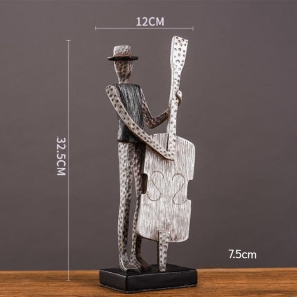 Nordic Music Band Character Sculpture