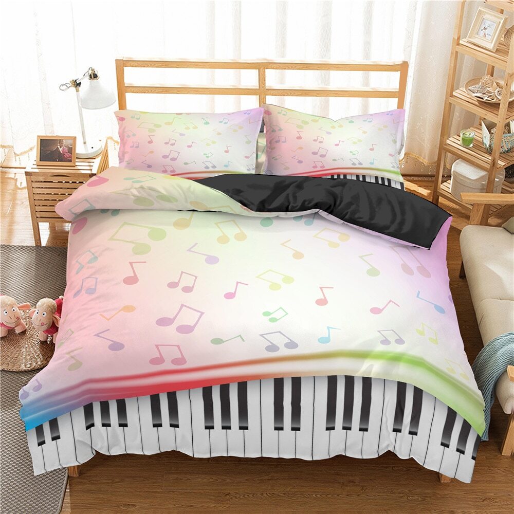 Piano Keyboard Bedding Sets