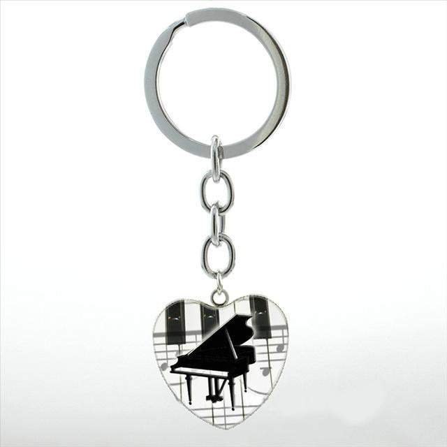 Free - Piano Heart Keychain - Artistic Pod Review