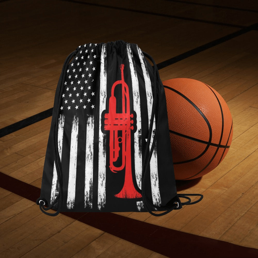 Trumpet American Drawstring Bags