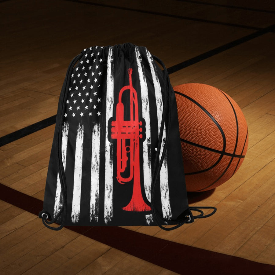 Trumpet American Drawstring Bags