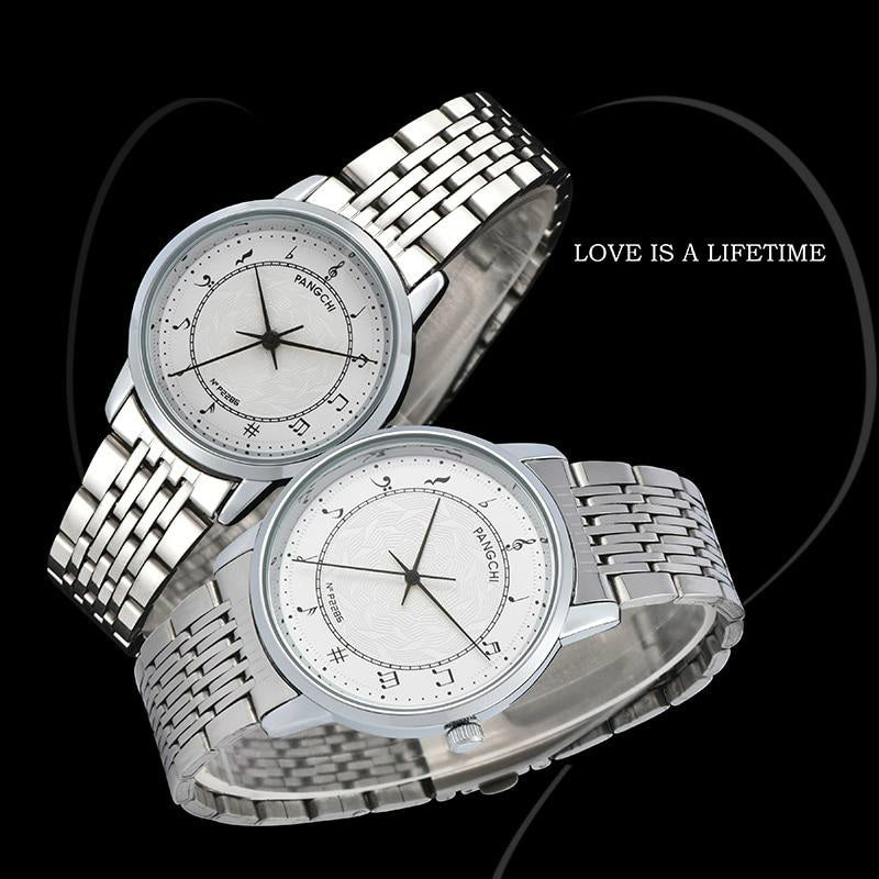 Musical Note Couple Wristwatches