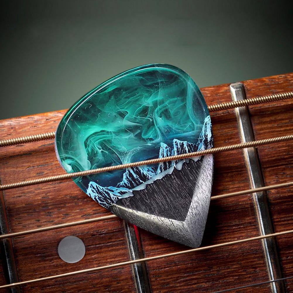 Northern Light Guitar Pick Necklace