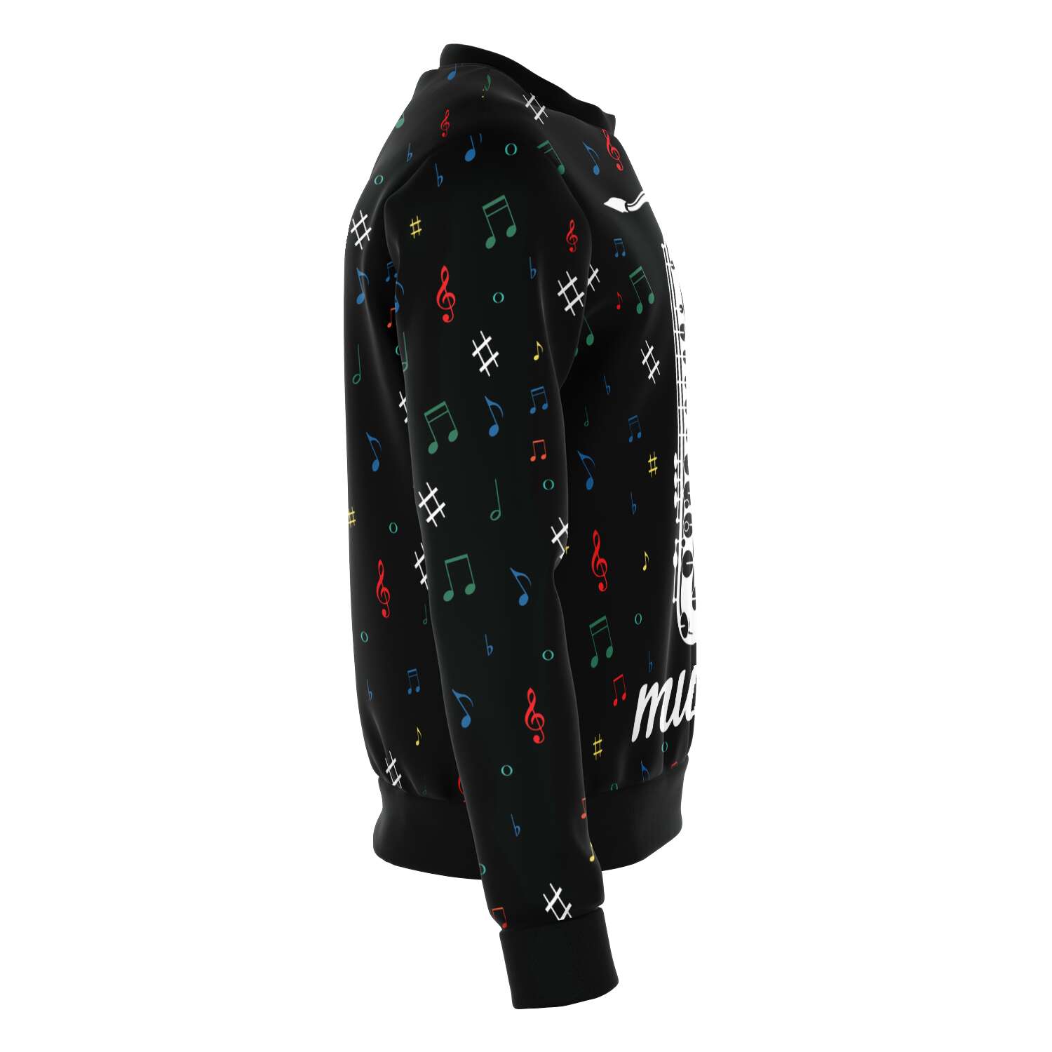 Saxophone Black Sweatshirt