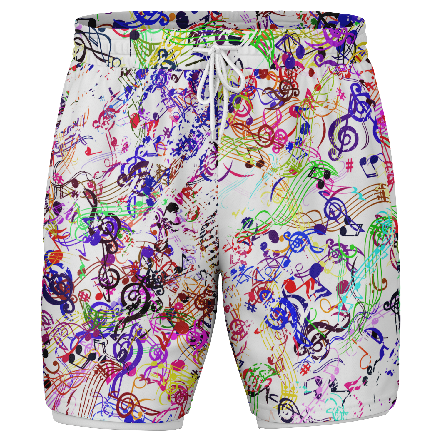 Colorful Music 2-In-1 Shorts