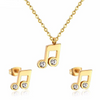 Music Note Jewelry Set