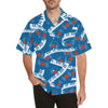 Piano Vinyl Blue Hawaiian Shirt