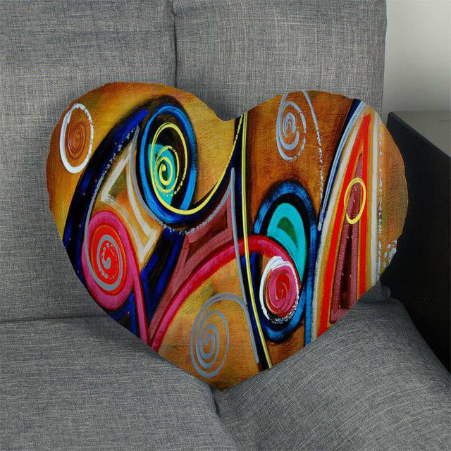 Music Art Heart-Shape Pillowcases