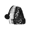 Piano Music Notes Santa Hat