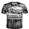 3D Print Drums T-Shirt - Black & White - Drums / S - { shop_name }} - Review