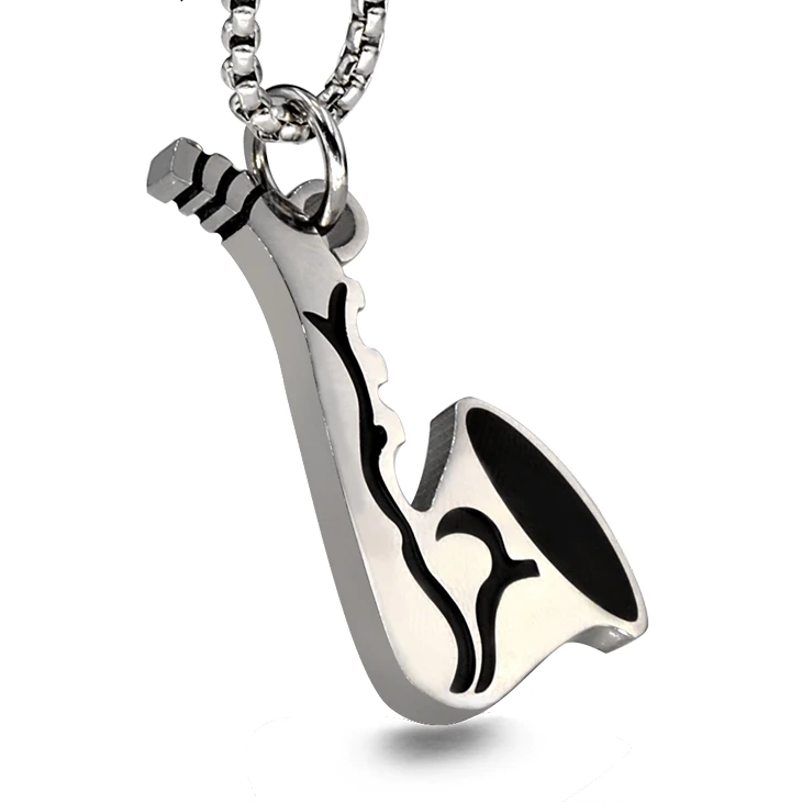 Music Saxophone Necklace