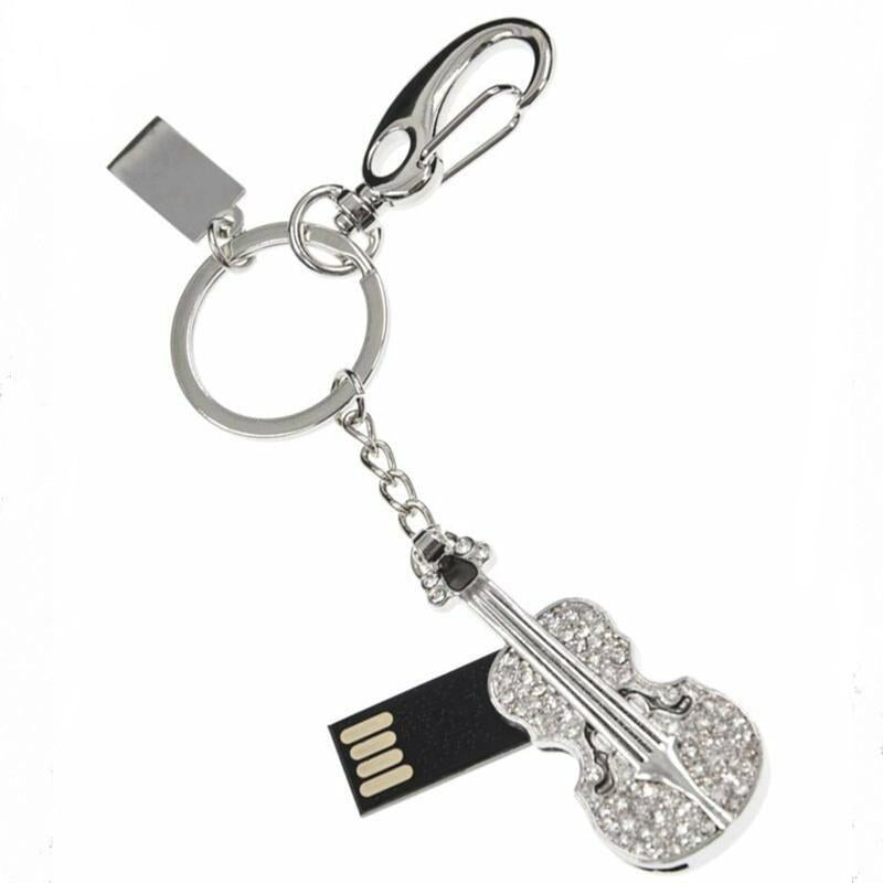 Violin Key Chain USB Flash Drive