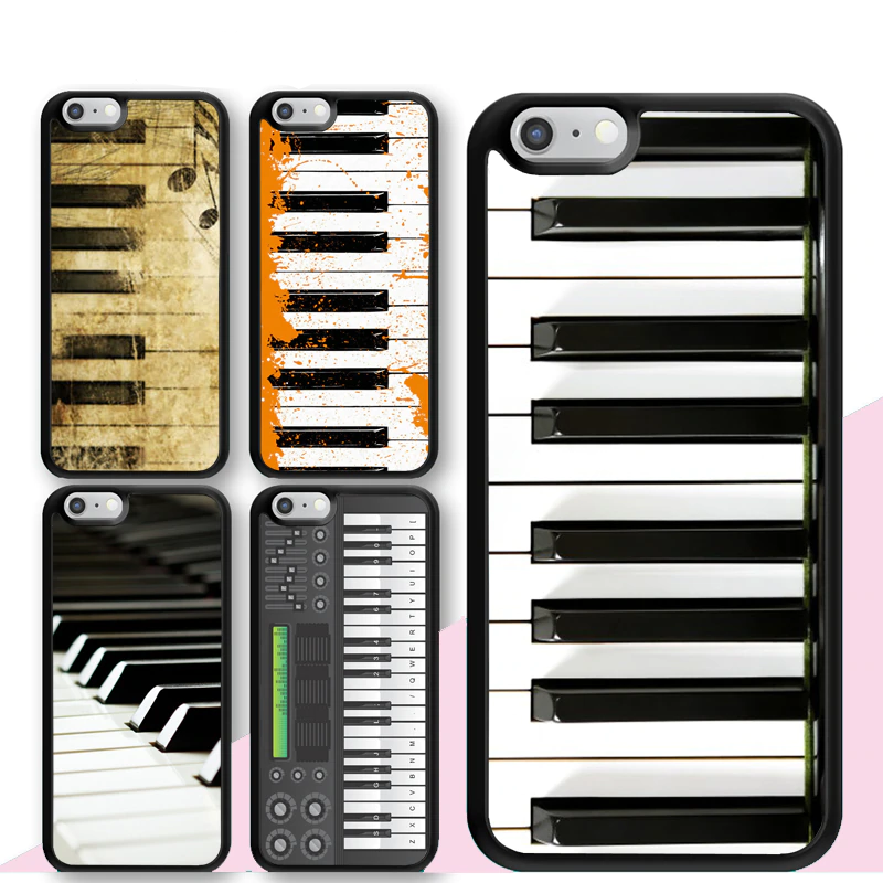 Piano Keys Printed iPhone Case